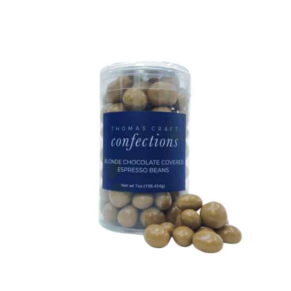 Blond Chocolate Covered Espresso Beans with Extra