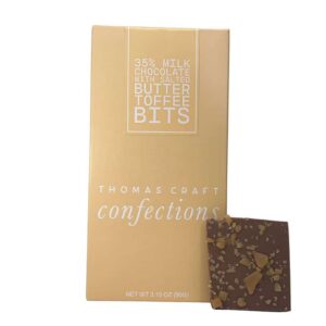 35% Milk Chocolate with Salted Butter Toffee Bits